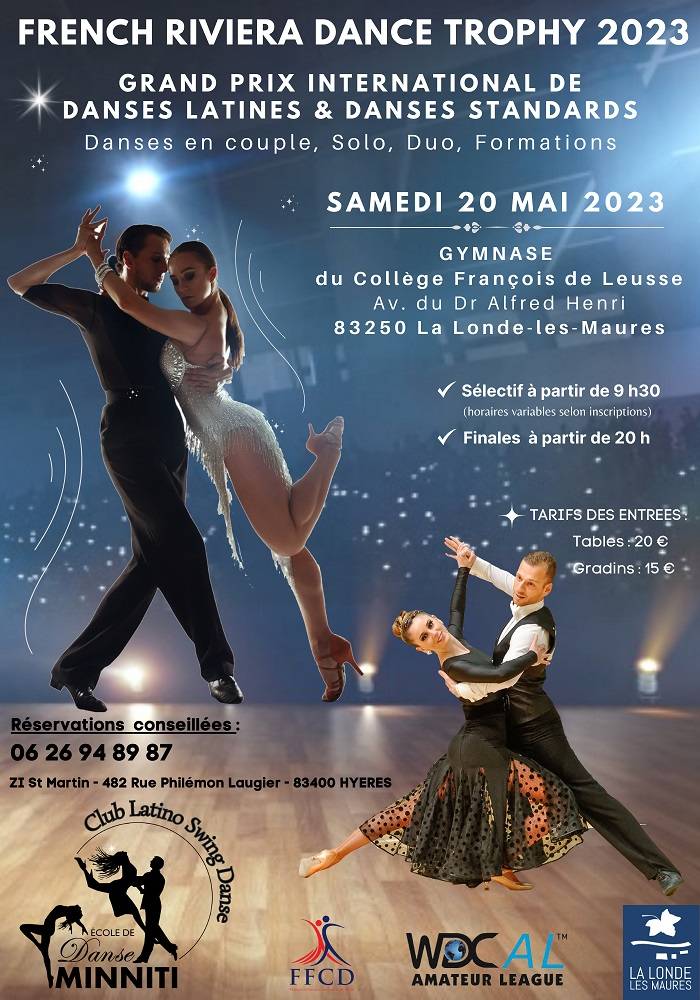 SI-Affiche Trophée French Riviera Dance Trophy 2023